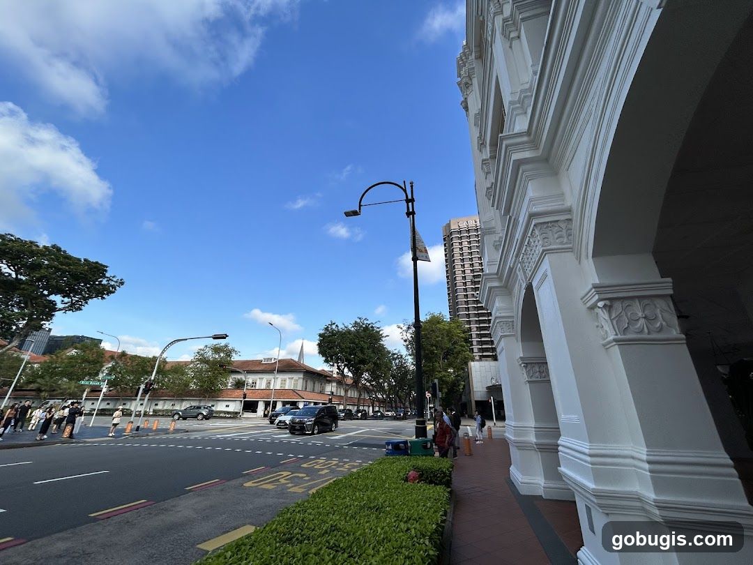 Street Scene with Arched Building