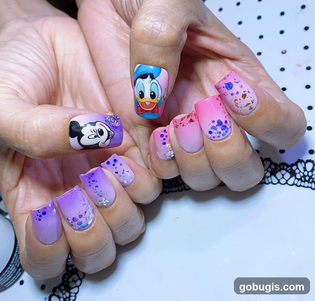 Disney Character Nails