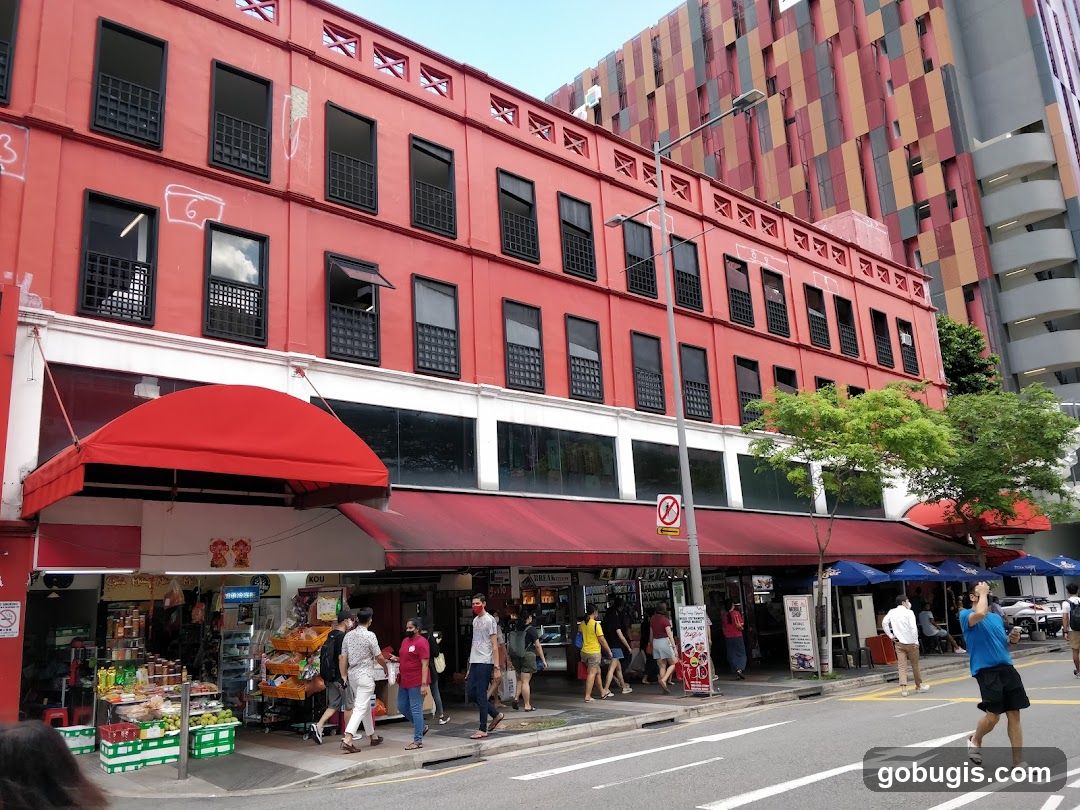 Street View of Shops