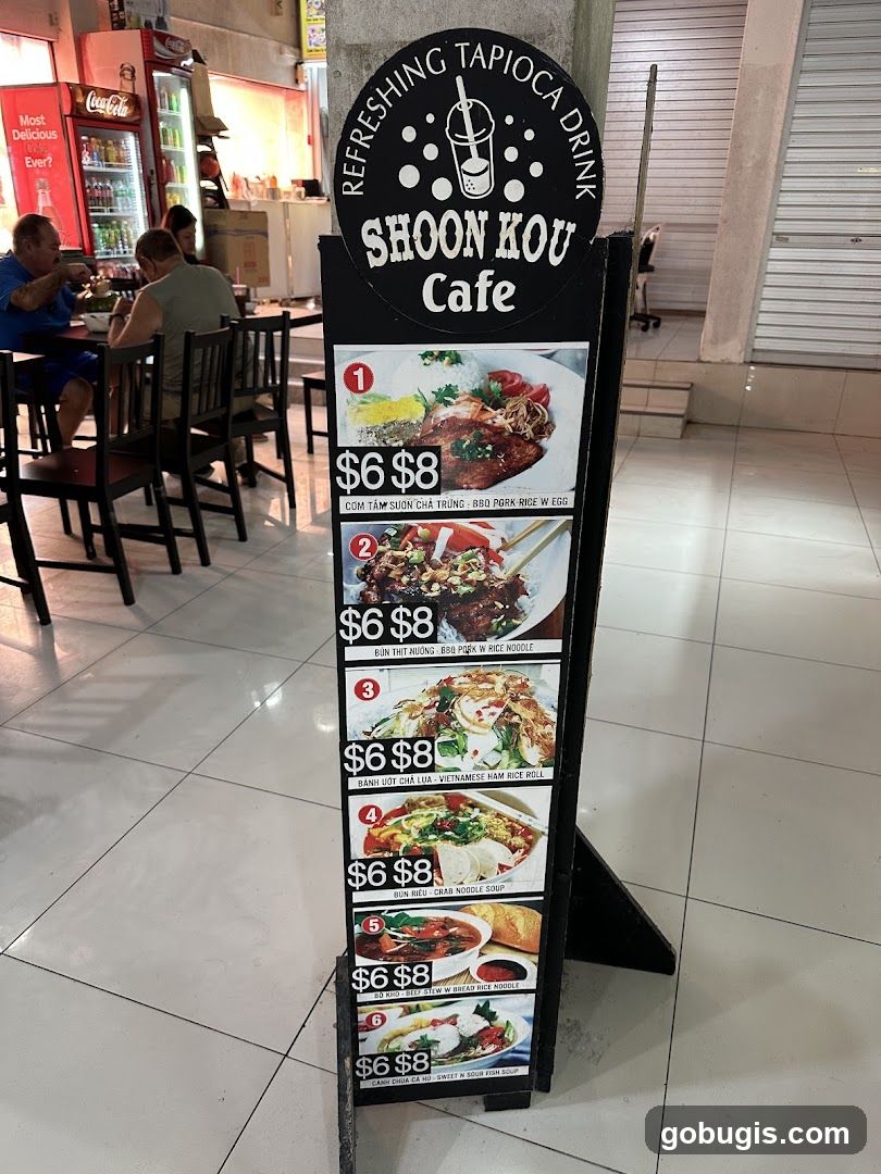 Shoon Kou Cafe Menu