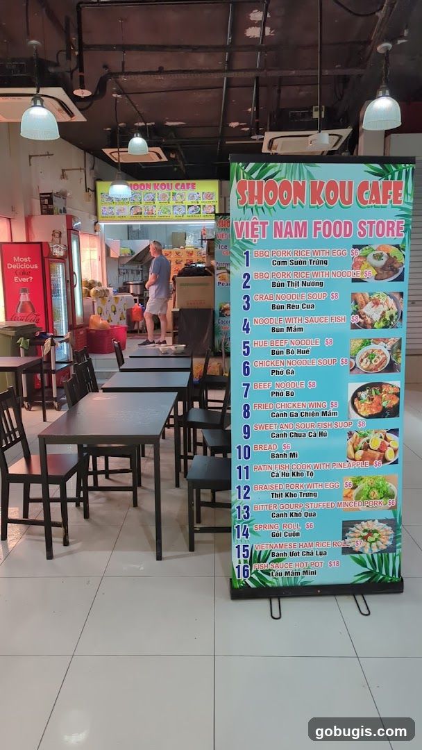 Shoon Kou Cafe Viet Nam Food Store Menu