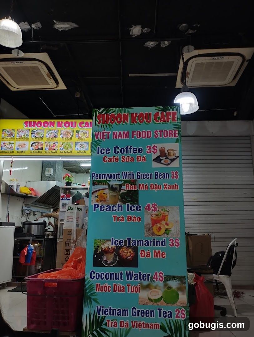 Shoon Kou Cafe Menu