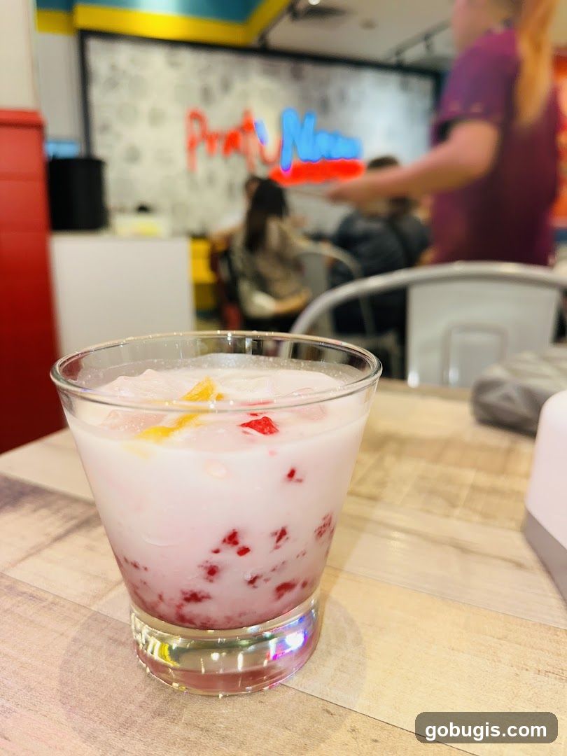Pink Drink with Berries