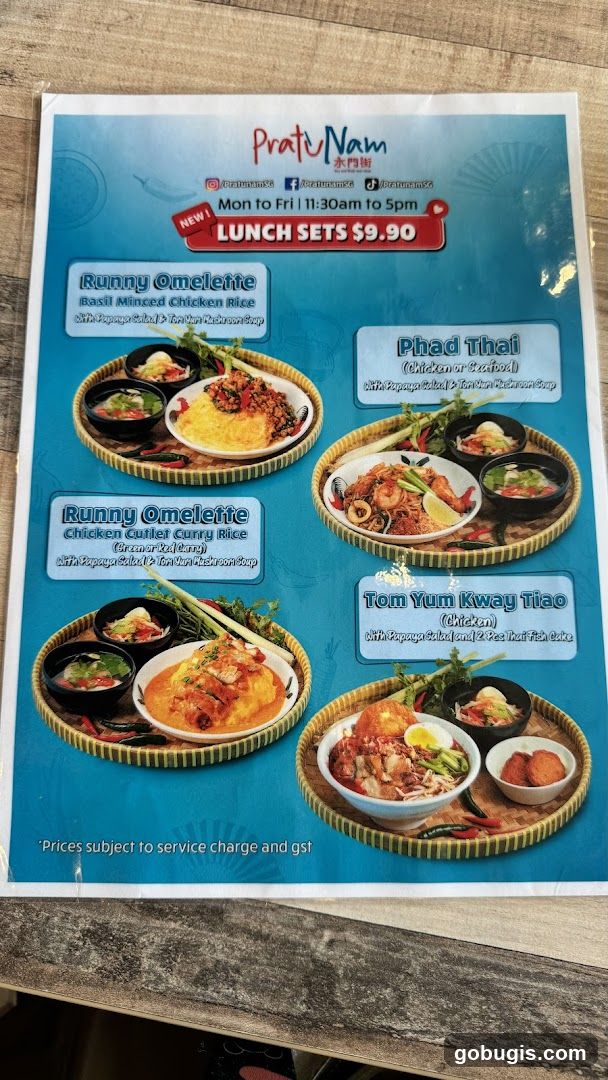Pratu Nam Lunch Sets