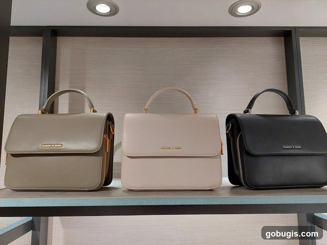 Handbags on Display