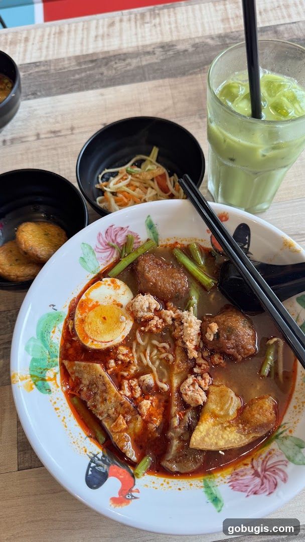 Noodle Soup and Drink