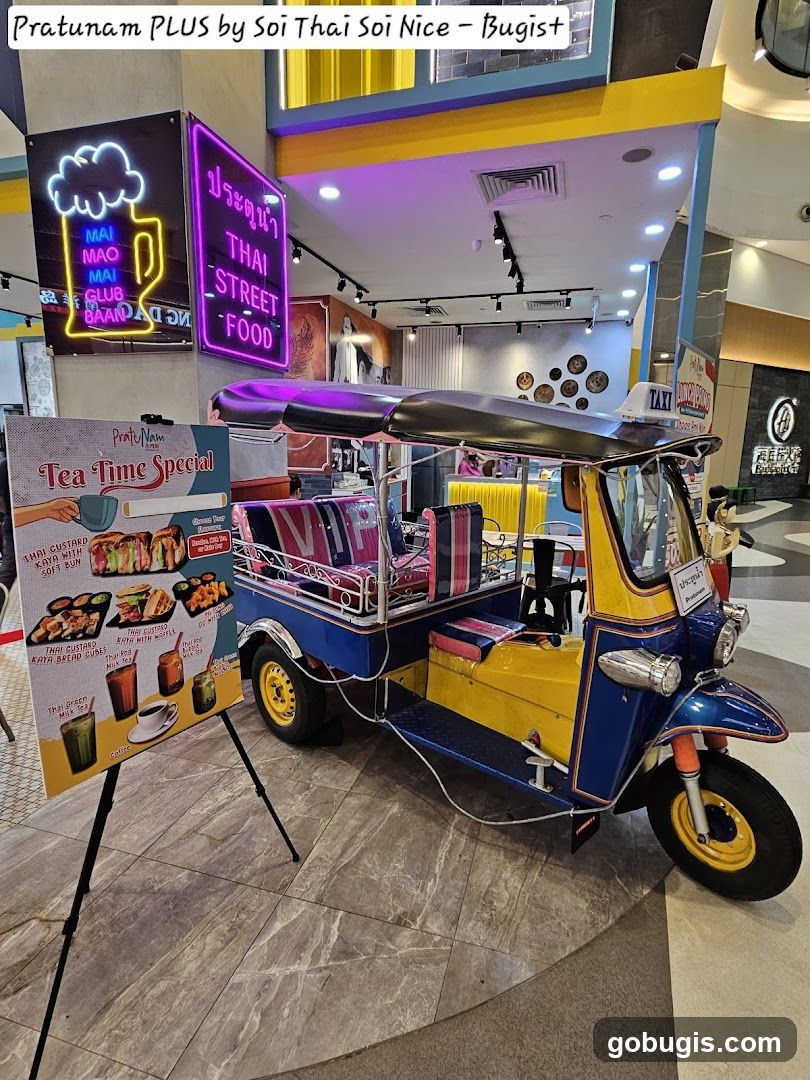 Thai Street Food Tuk-Tuk Display