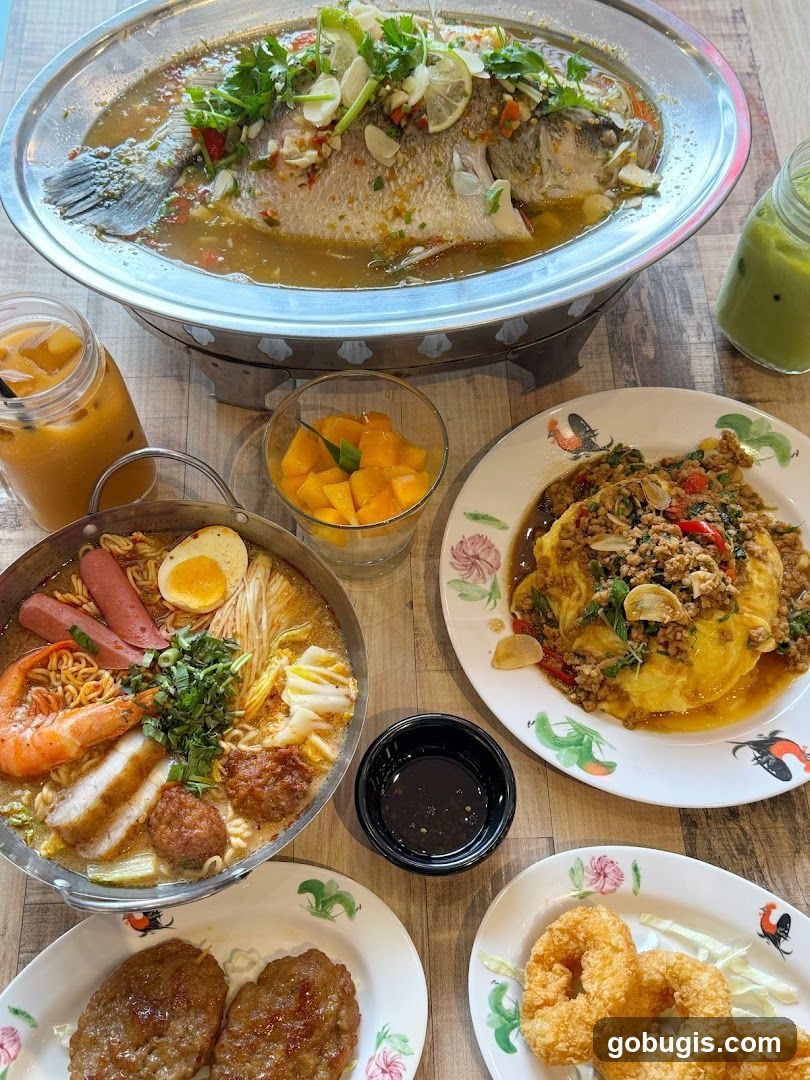 Thai Food Spread