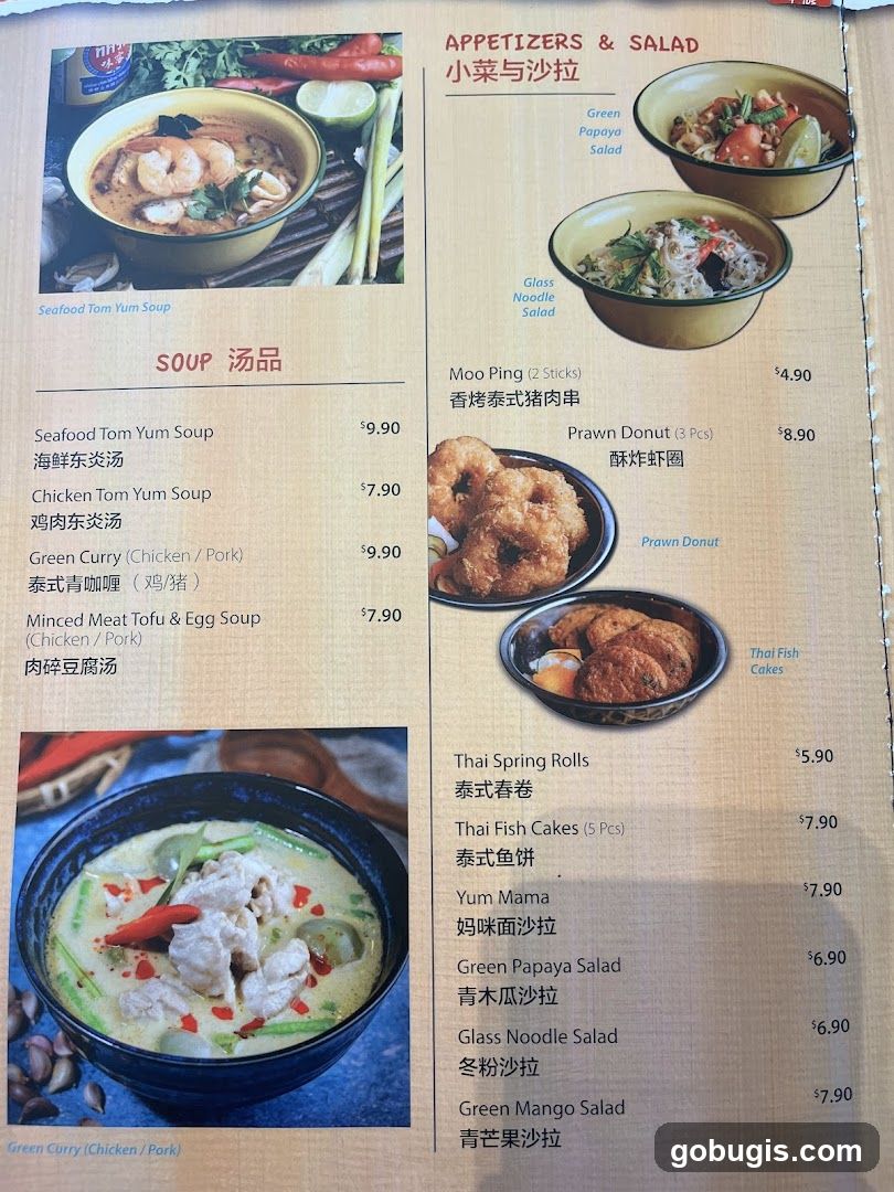 Soup, Appetizers & Salad