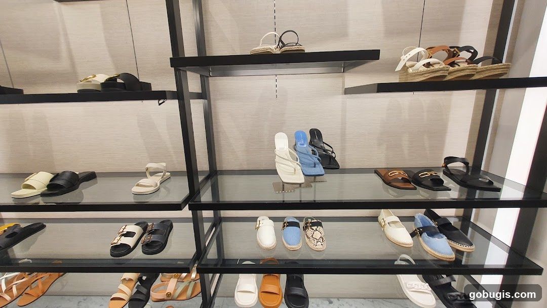 Women's Sandals and Flats Display