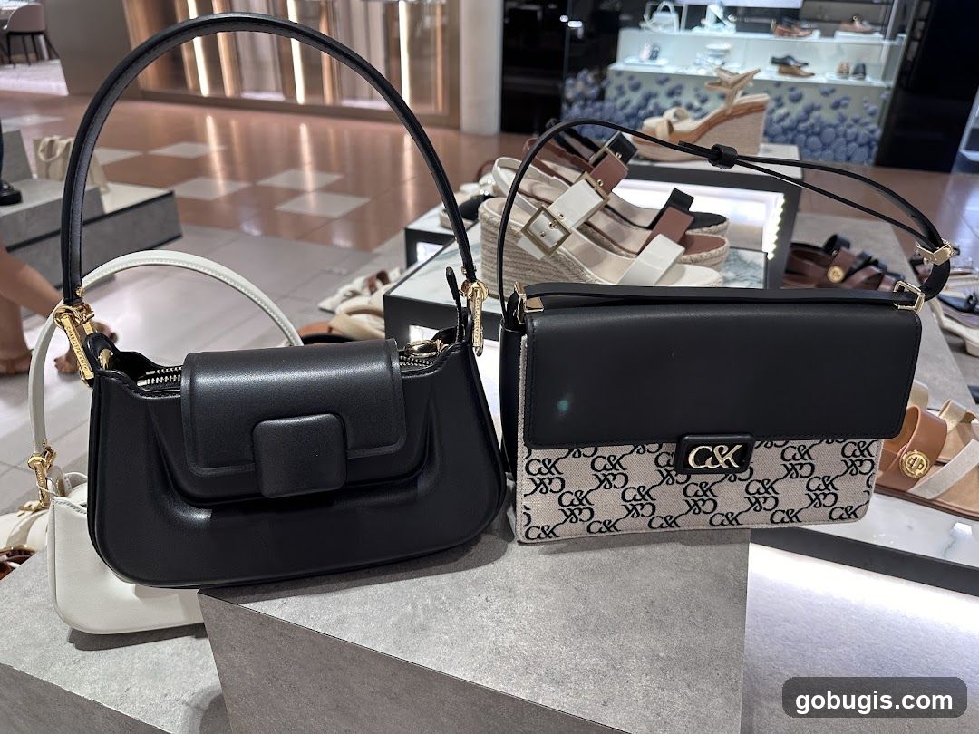 Handbags and Shoes Display