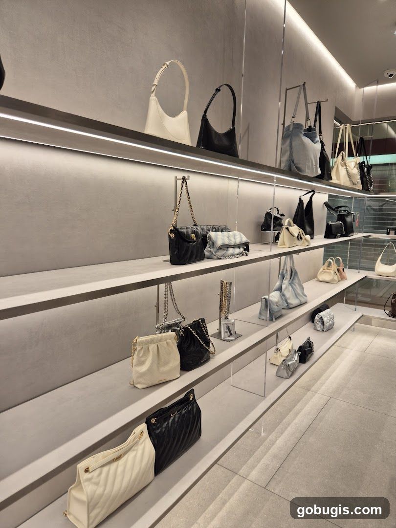Handbags on Display