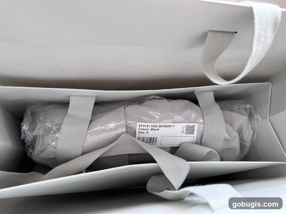 Product in a shopping bag