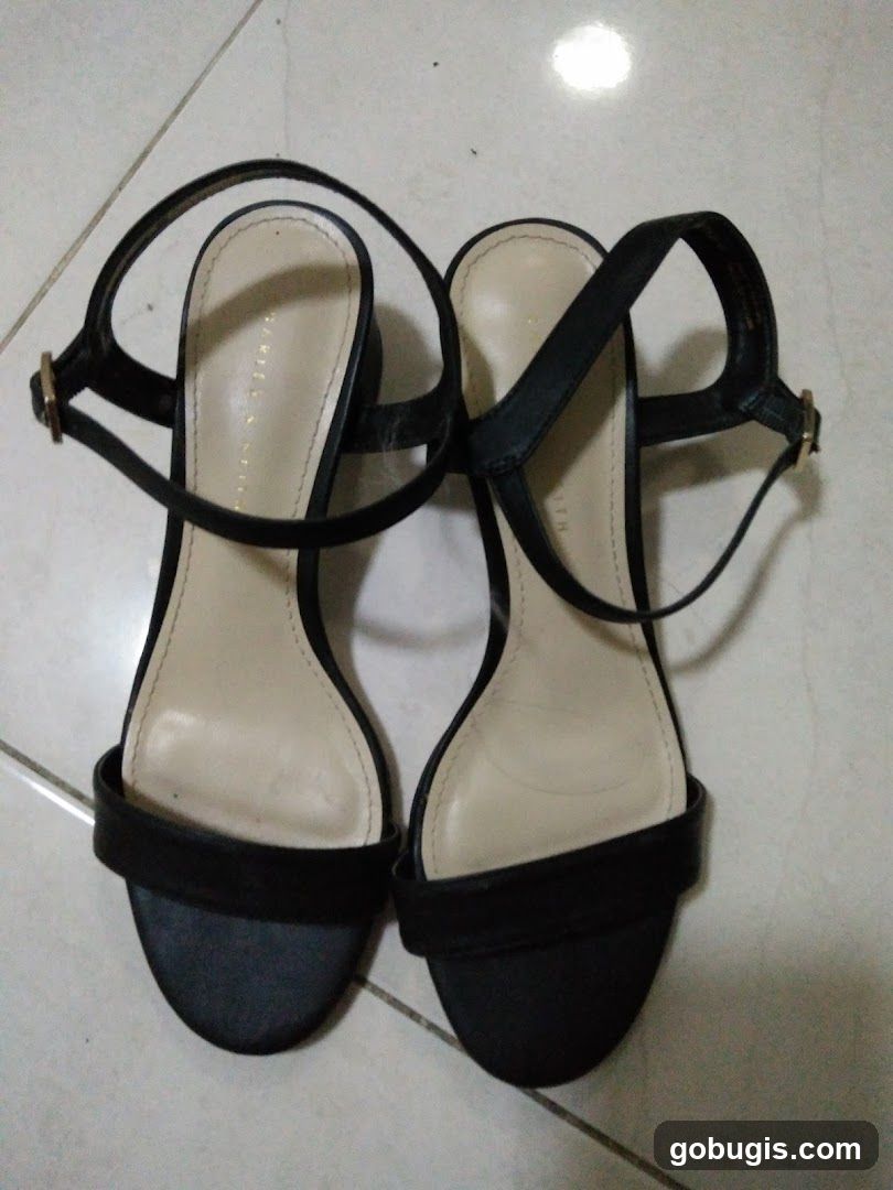 Black Strappy Heels