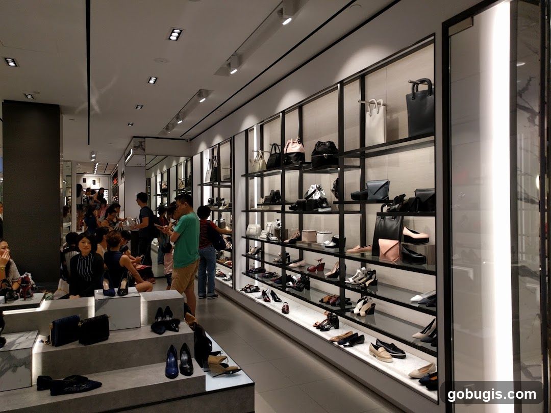 Shoe and Handbag Store Interior