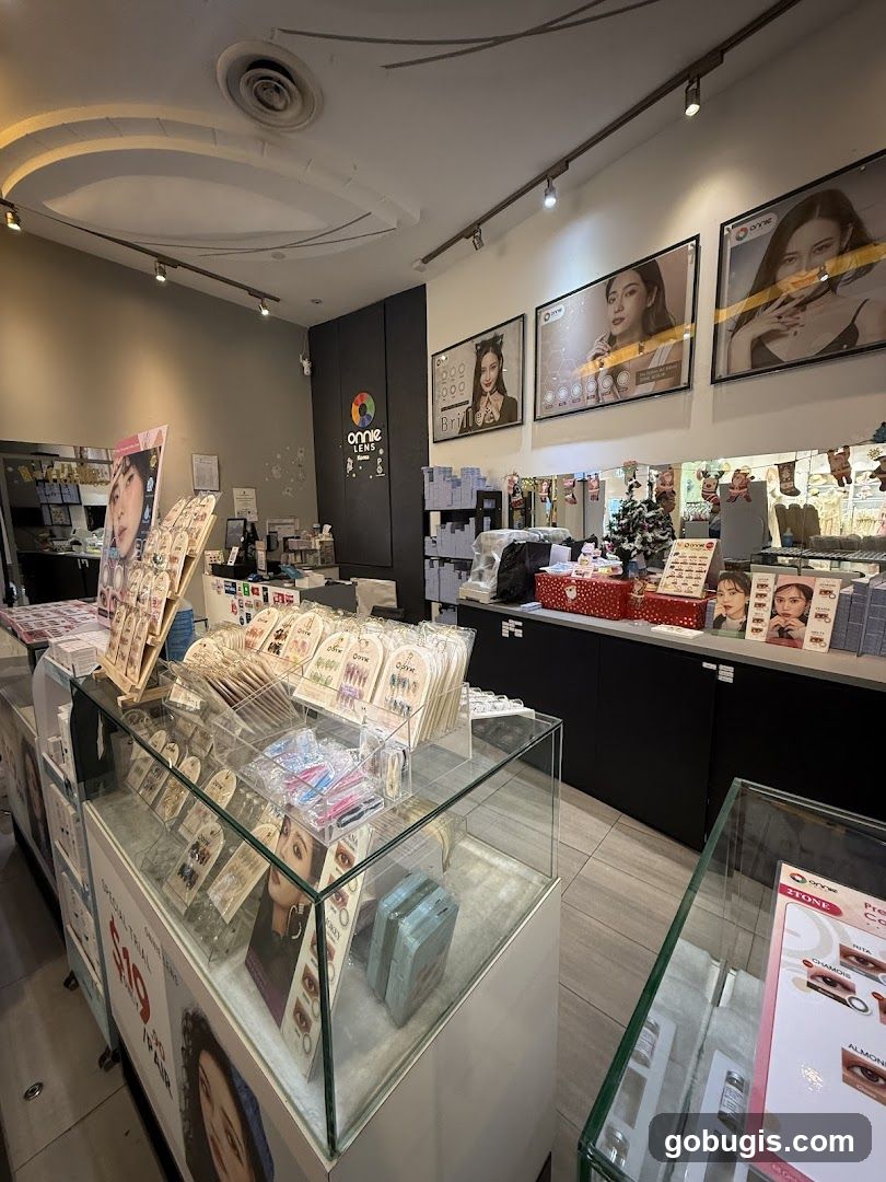 Contact Lens Store Interior