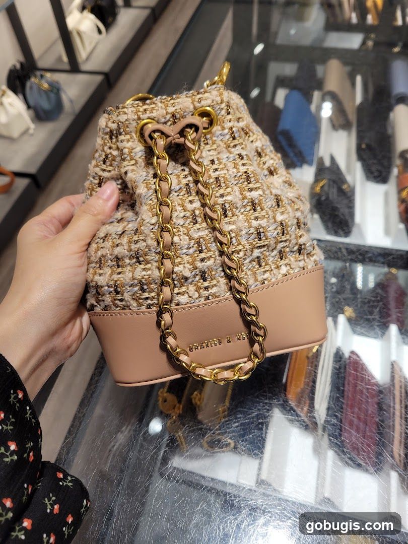 Tweed Bucket Bag