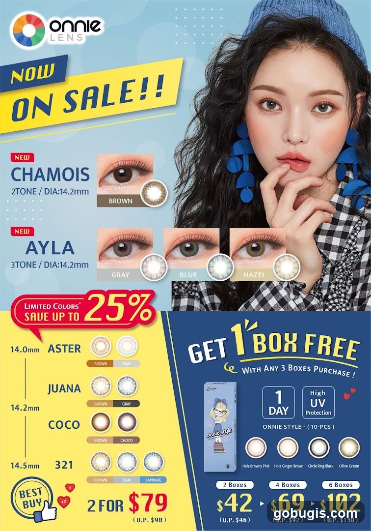 Onnie Lens Sale Advertisement
