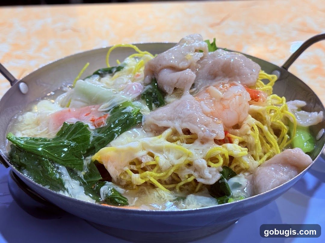 Seafood Noodle Dish