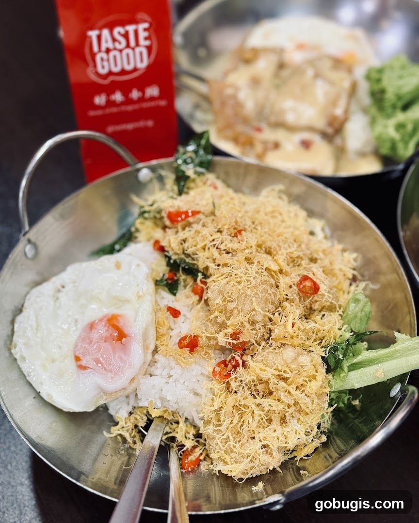 Food with branded cup