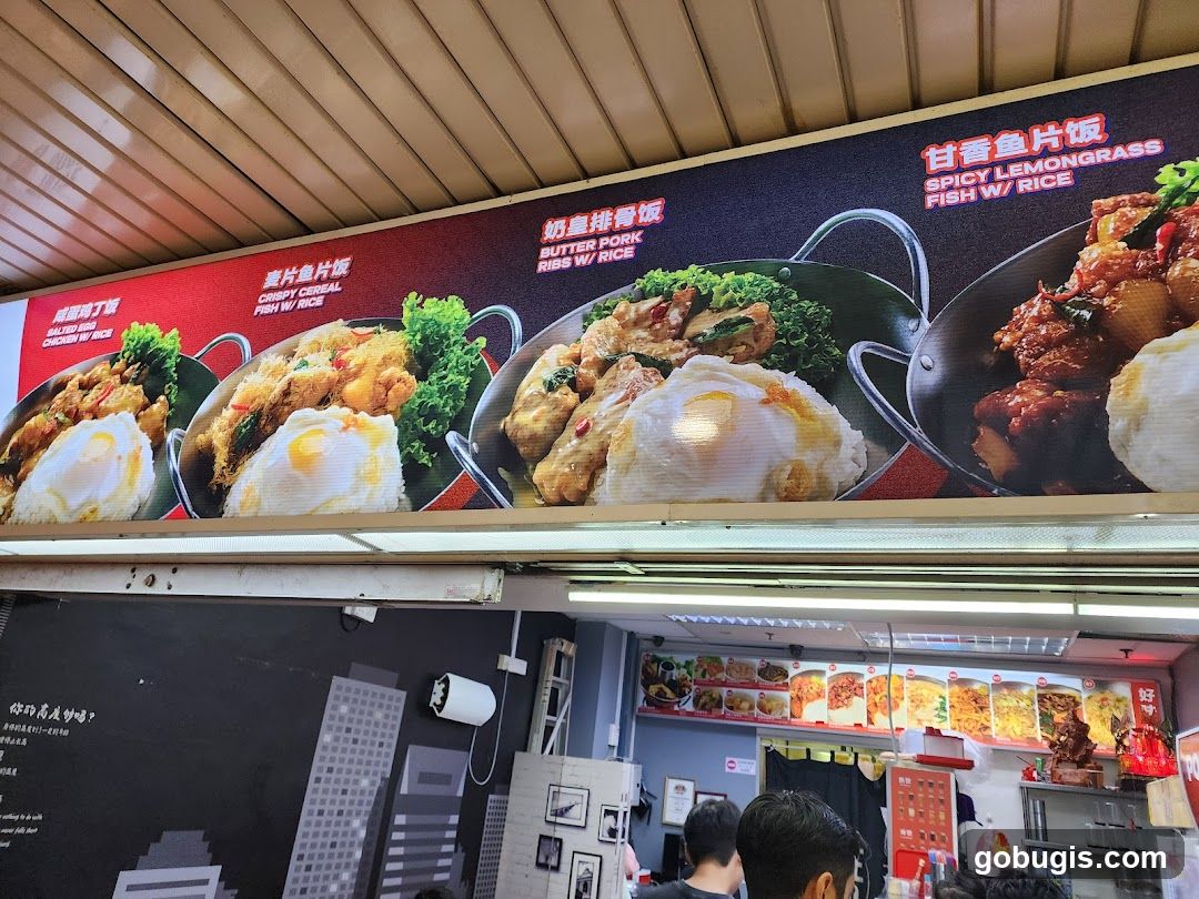 Food Stall Menu Display