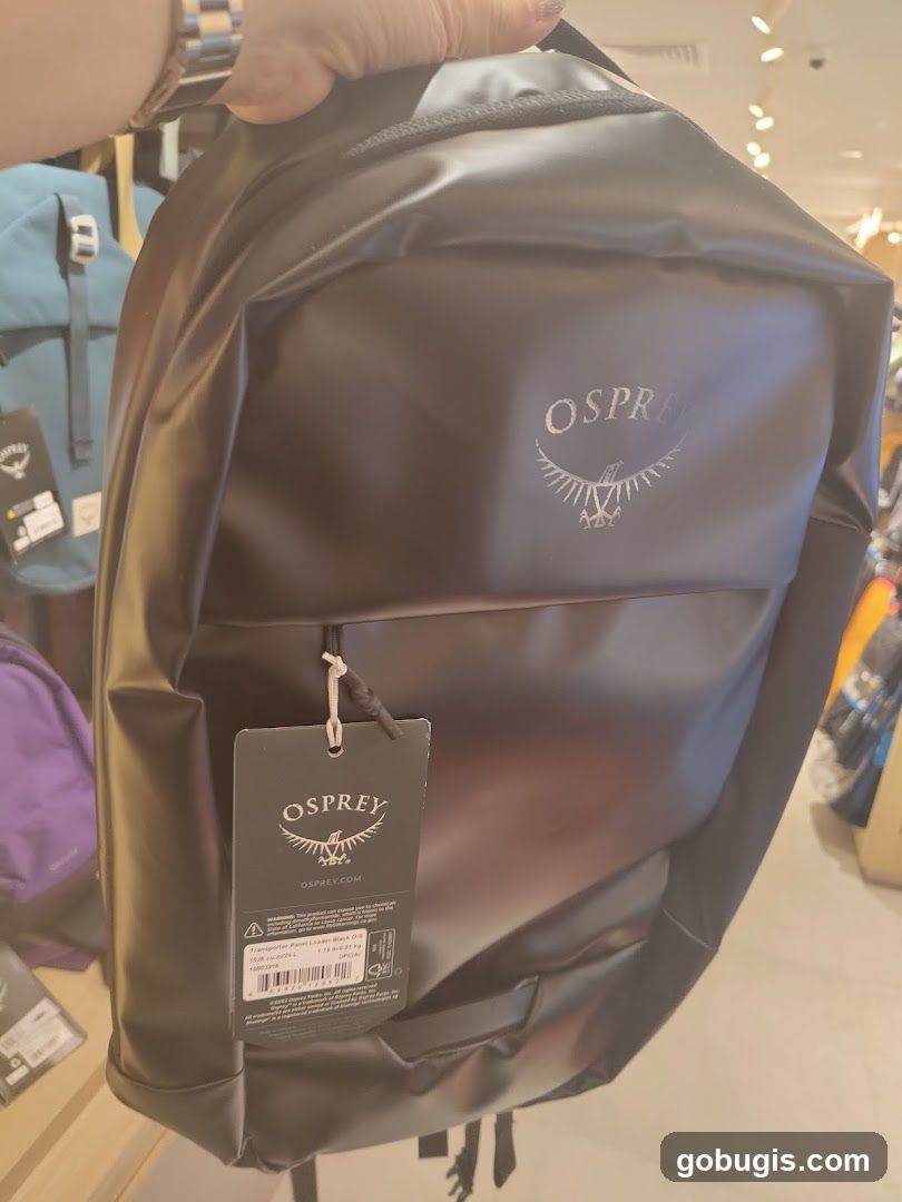 Black Osprey Backpack