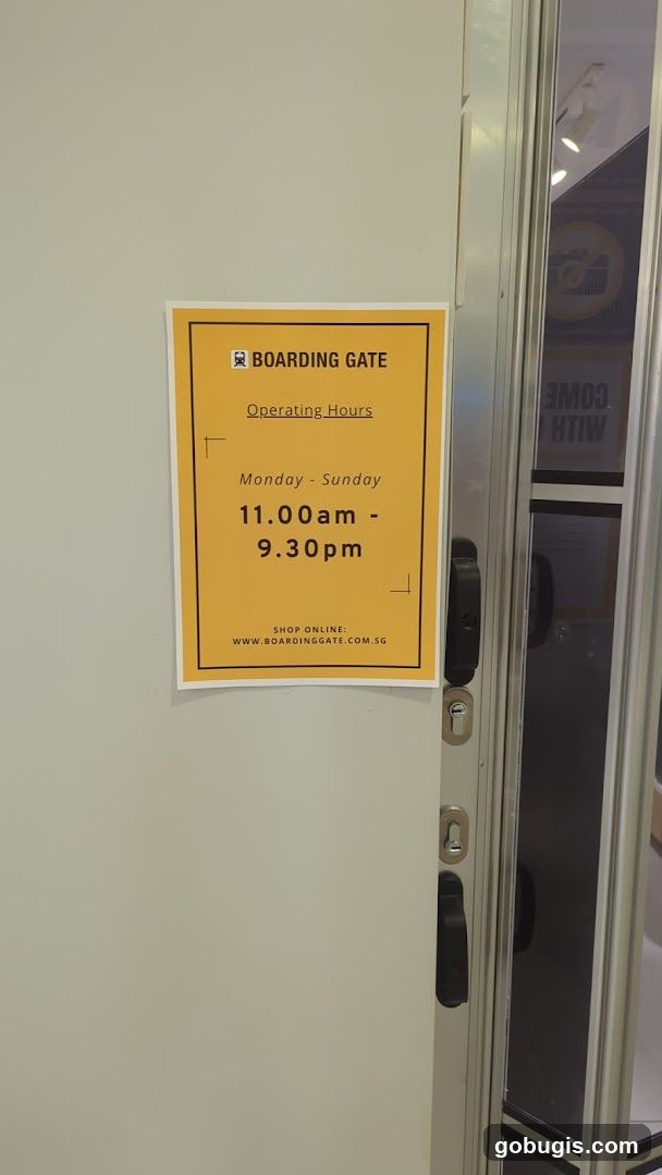Operating Hours Sign