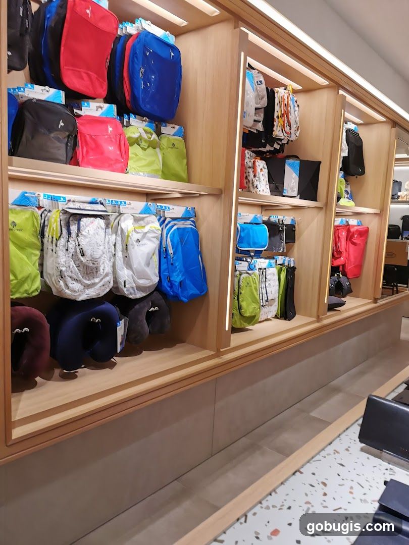 Travel Accessories Display