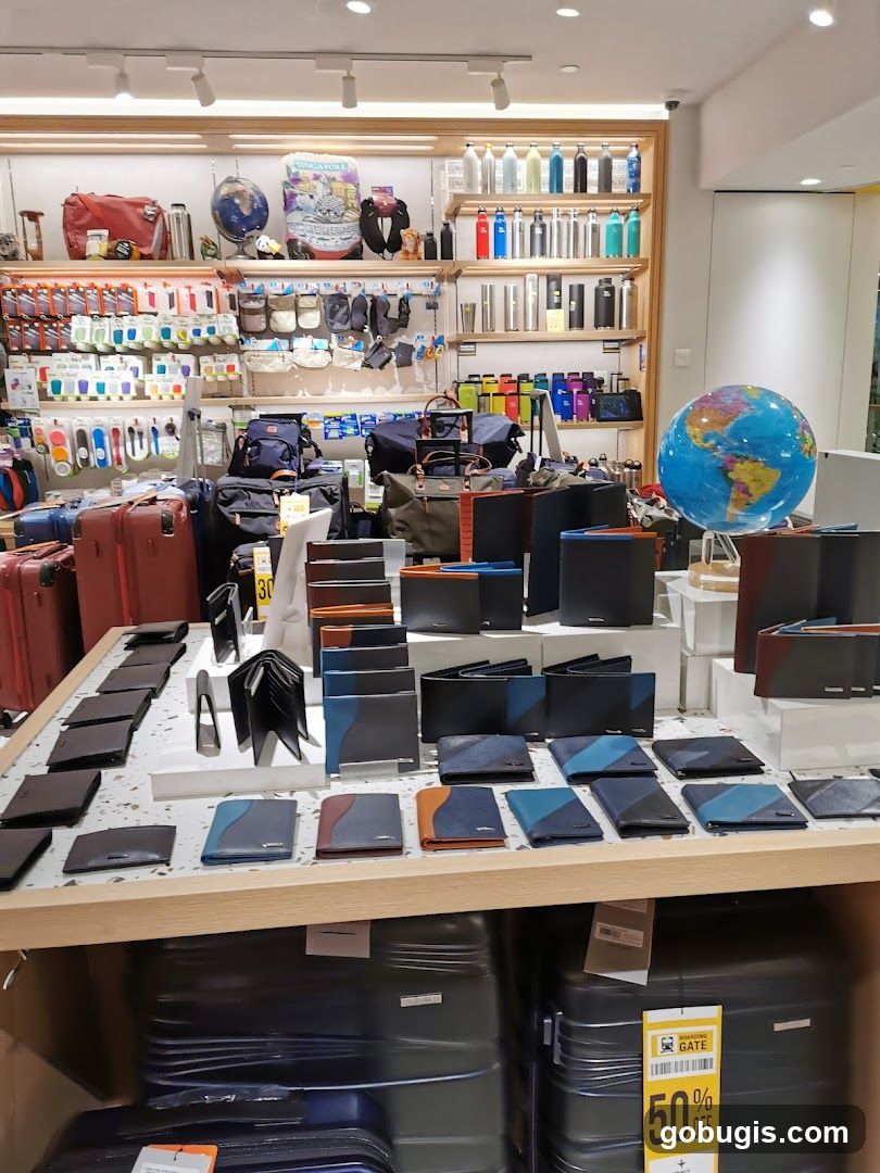 Travel Accessories Store Display