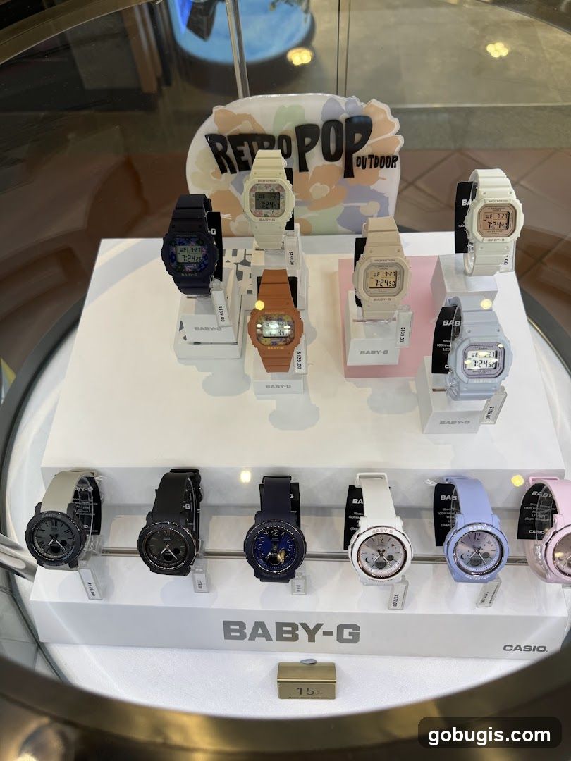 Baby-G Watches Display