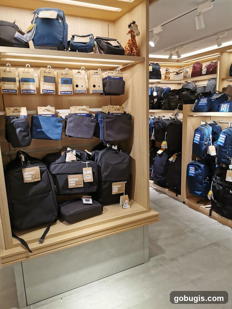 Bags on Display