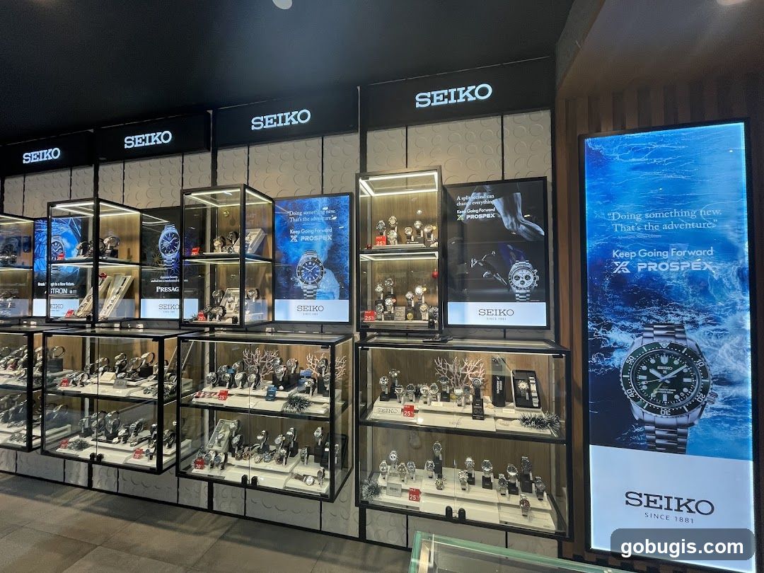 Seiko Watch Display