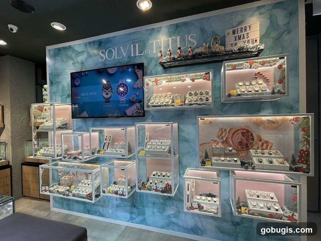 Watch Store Display