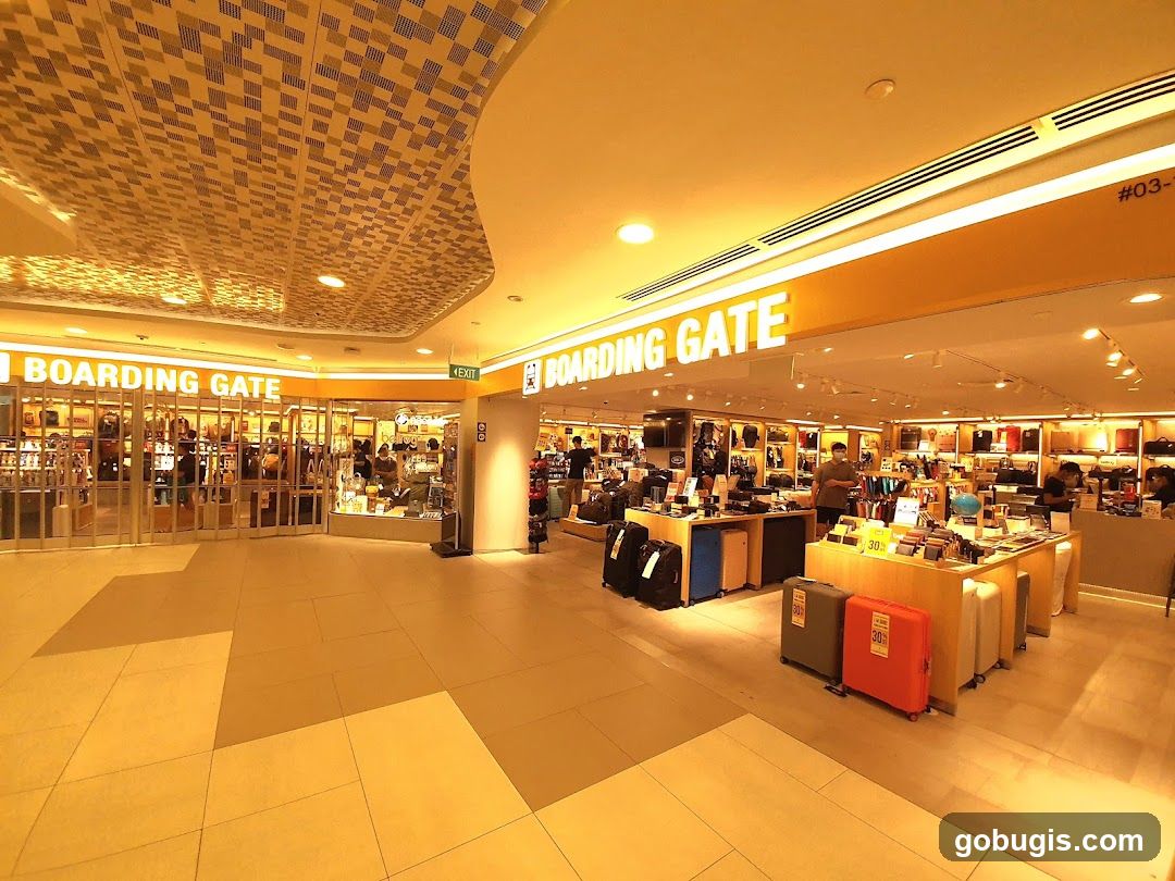Boarding Gate Store Interior
