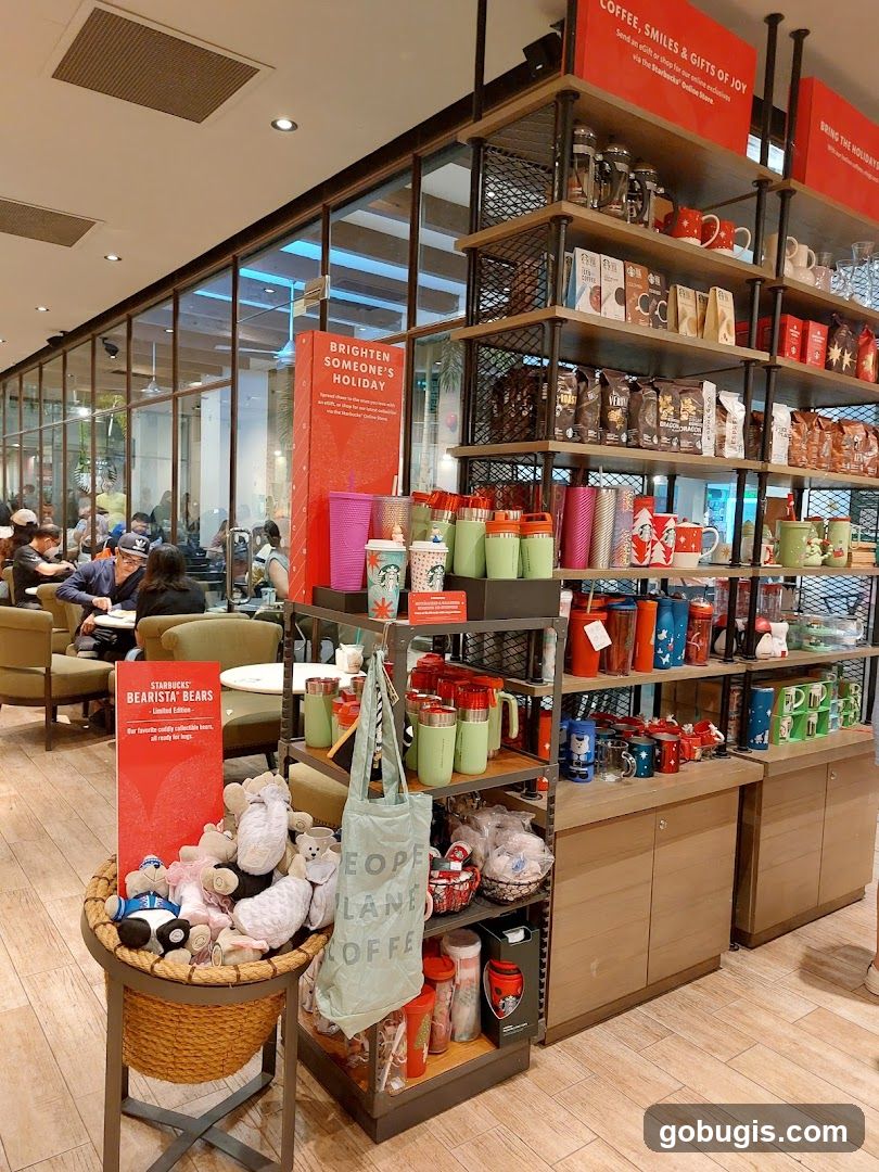 Starbucks Merchandise Display