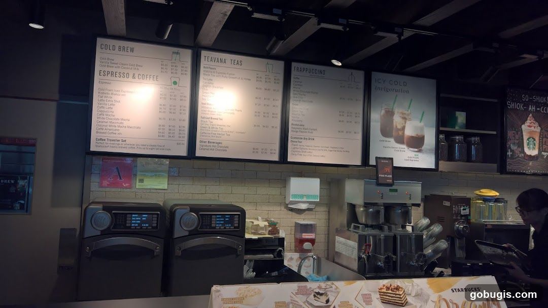 Starbucks Menu