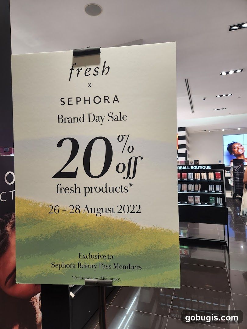 Fresh x Sephora Brand Day Sale