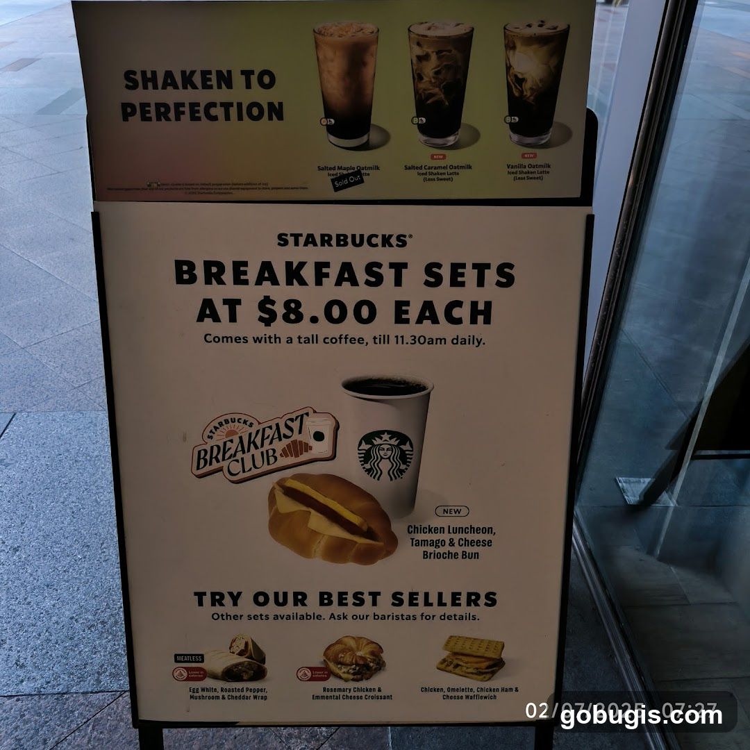 Starbucks Breakfast Sets