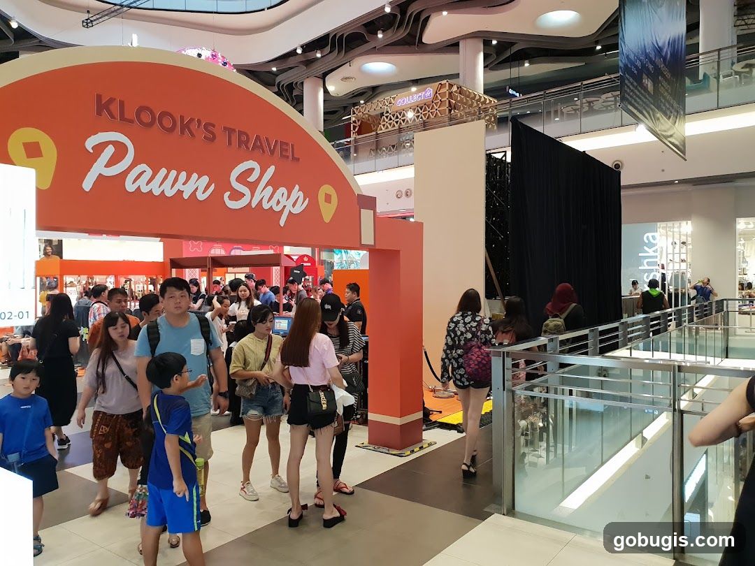 Klook's Travel Pawn Shop Booth