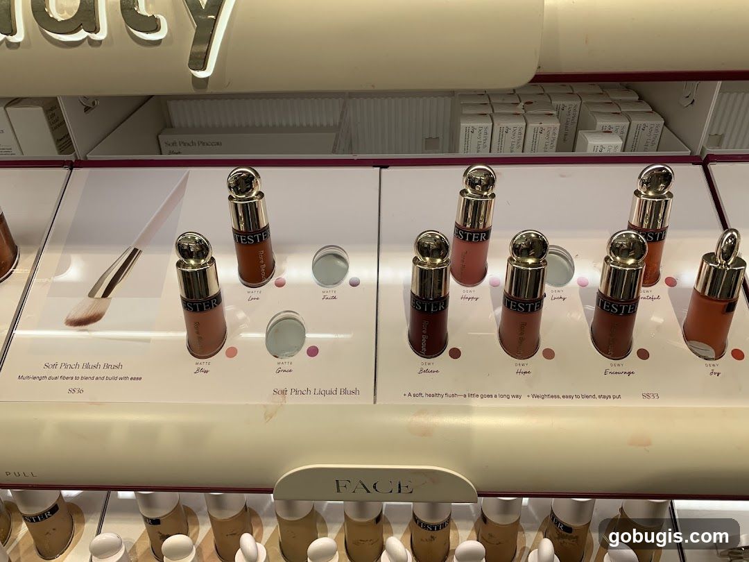 Rare Beauty Blush Display