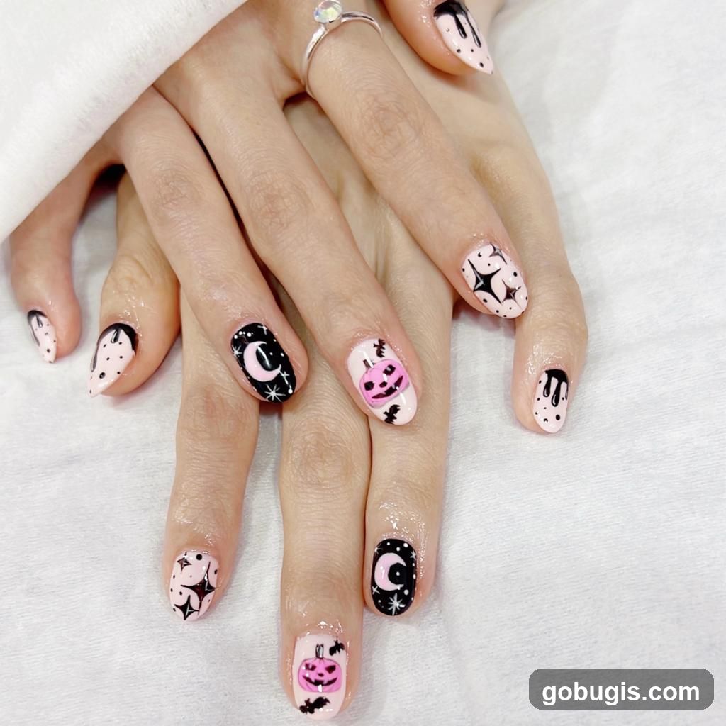 Halloween Themed Nails