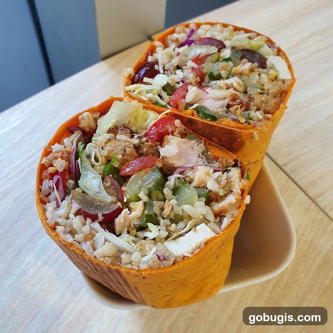 Chicken and Grain Burrito