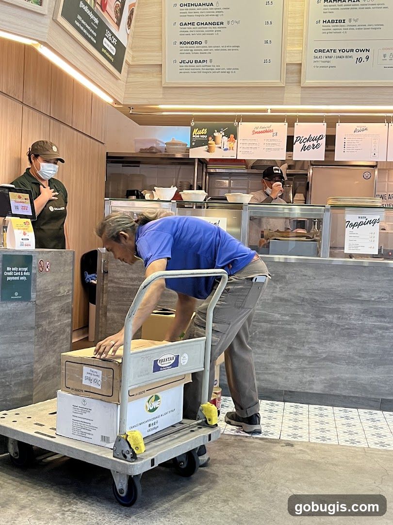 Delivery Cart and Menu Boards