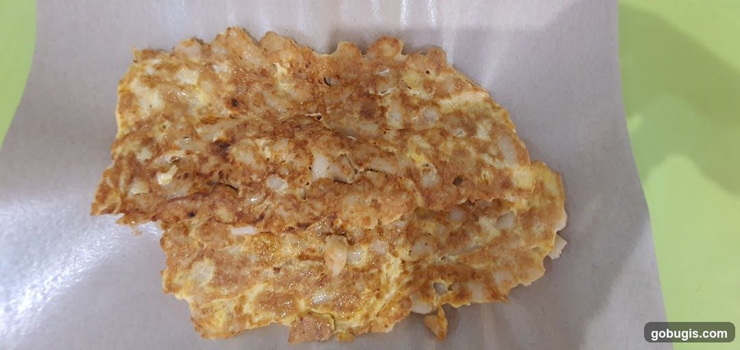 Fried Omelette with Rice Cakes