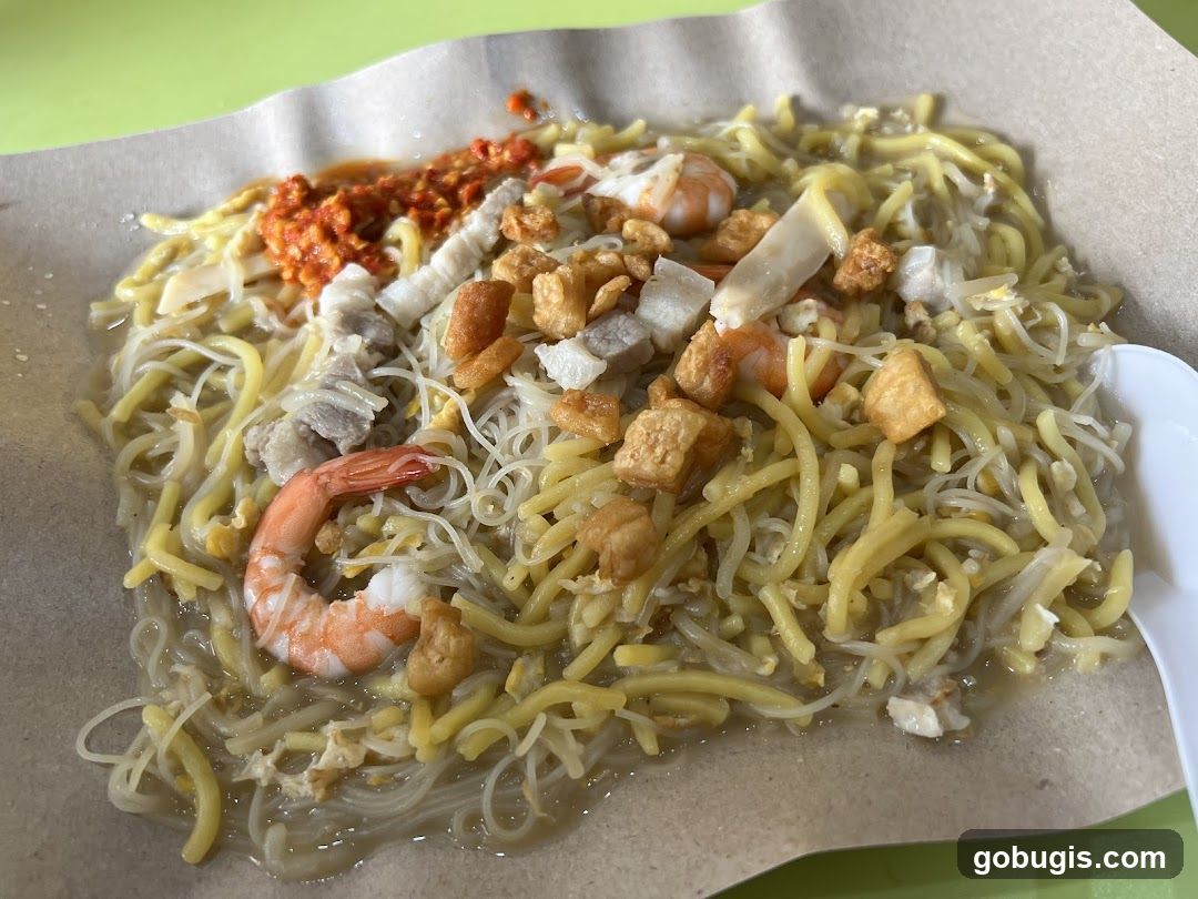 Noodles with Shrimp and Pork