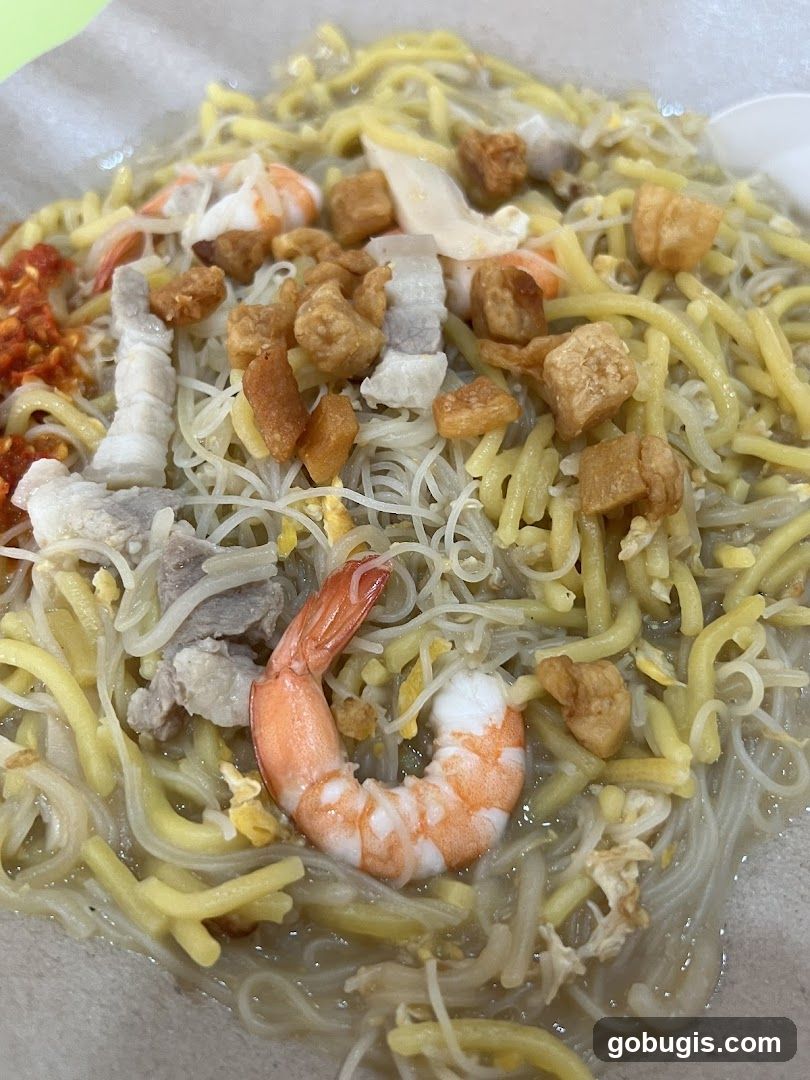 Noodles with Shrimp and Pork