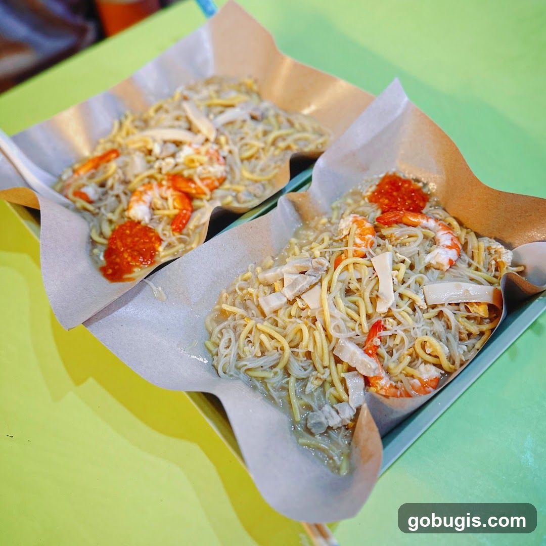 Noodles with Shrimp and Pork