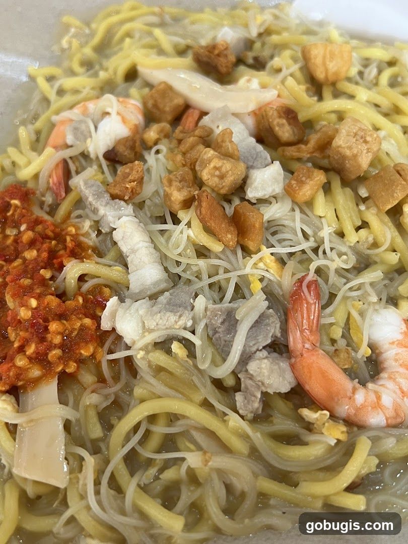 Noodles with Shrimp and Pork