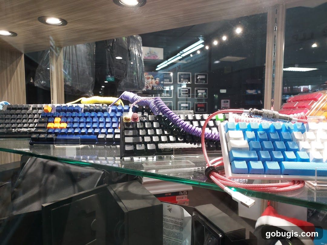Display of Keyboards