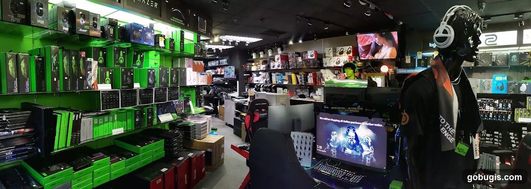 Computer and Gaming Store Interior